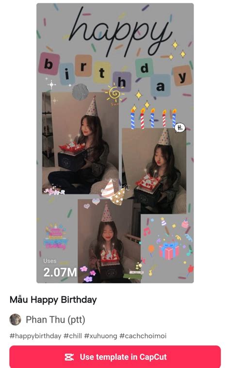 birthday template capcut|capcut new birthday templates.